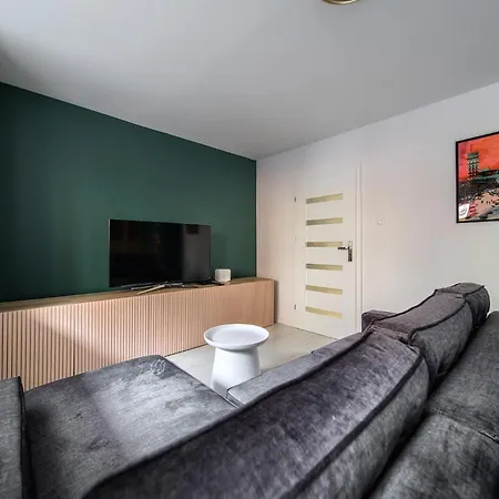 Wyspa Slodowa Modern Lägenhet Wrocław